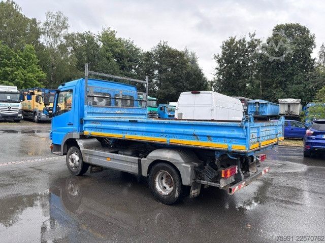 Three-sided tipper truck MERCEDES-BENZ MB 916 Atego 2 Meiller Dreiseitenkipper wenig KM
