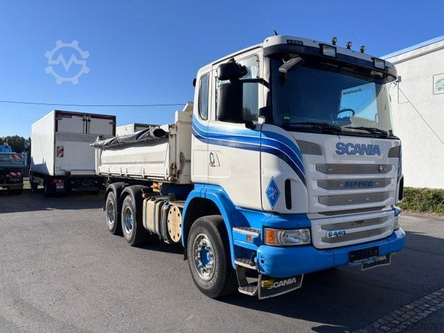Dreiseitenkipper LKW SCANIA G440 Meiller Dreiseitenkipper Bordmstic