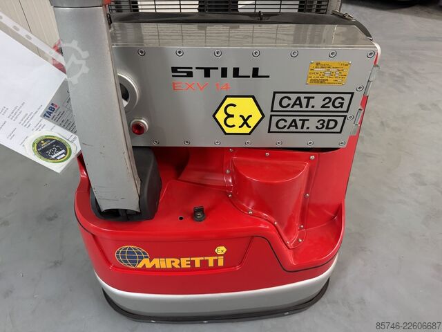 EXV 14 C * DEMO * Atex EX * Miretti 2G / Z1 & 3D / Z22 * NEUE Batterie !! STILL EXV 14 C * DEMO * Atex EX * Miretti 2G / Z1 & 3D / Z22 * NEW battery !!