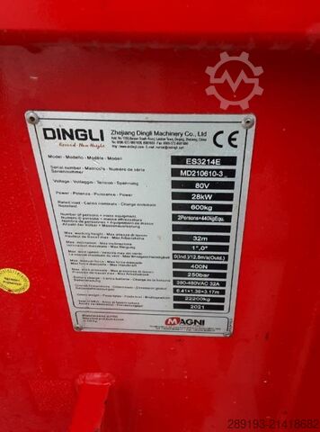 Scherenarbeitsbühne Magni ES 3214 E Elektro 32,00 m mit Stützen