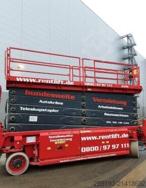 Scherenarbeitsbühne Magni ES 3214 E Elektro 32,00 m mit Stützen