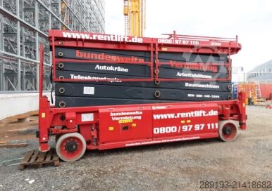 Scherenarbeitsbühne Magni ES 3214 E Elektro 32,00 m mit Stützen