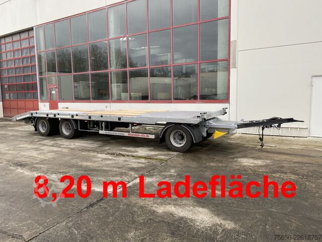 Tieflader Anhänger Möslein T 3-8,20 P OR  3 Achs Tieflader gerader Ladefläche 8,10 m,Neufahrzeug
