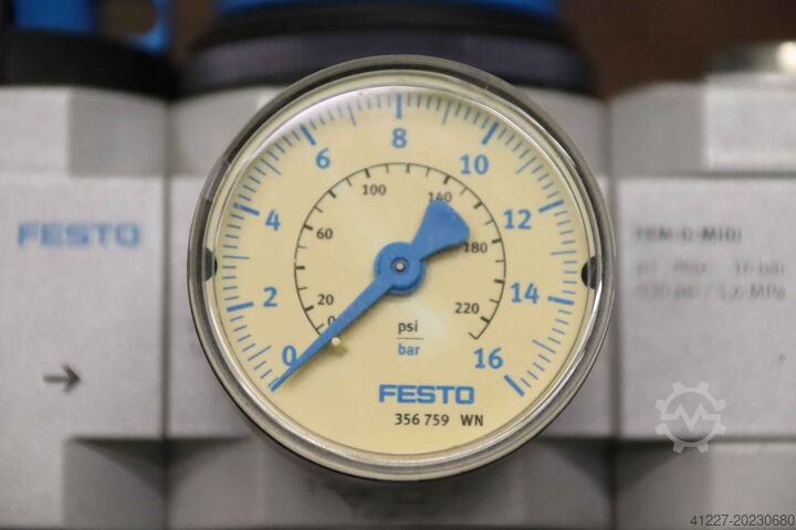 Maintenance unit filter control valve Festo Santenberg D-MIDI