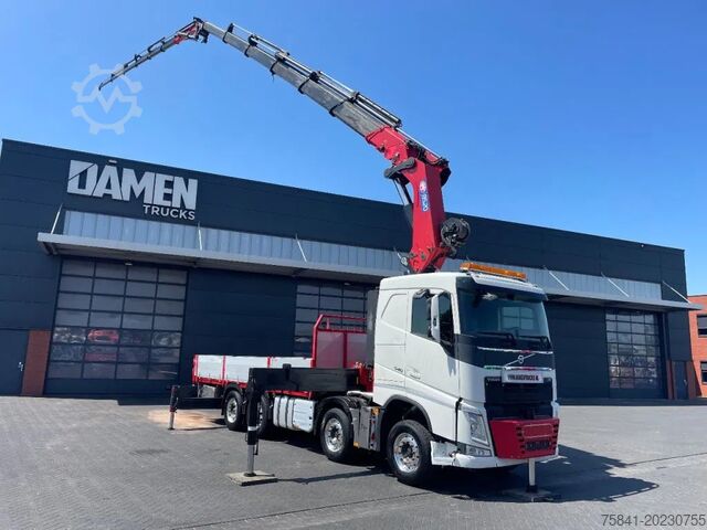 Crane truck Volvo FH 540 8x2 Euro 6 HMF 8520-O-H6 + JIB FJ 2000-K6