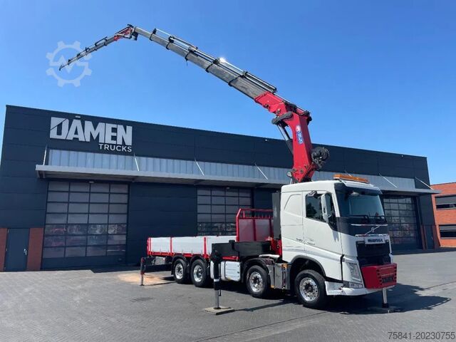 Crane truck Volvo FH 540 8x2 Euro 6 HMF 8520-O-H6 + JIB FJ 2000-K6