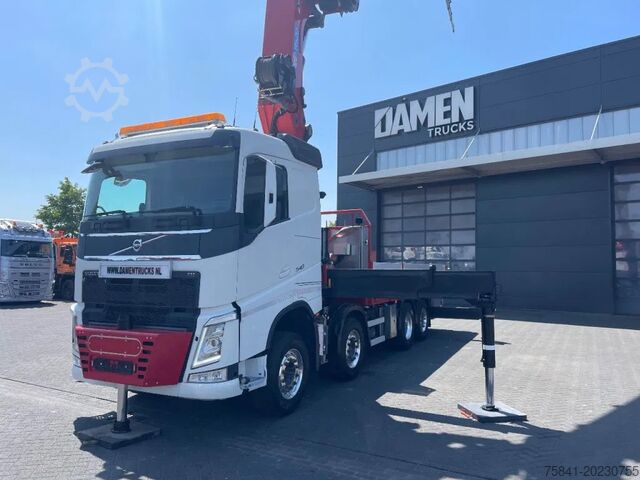 Crane truck Volvo FH 540 8x2 Euro 6 HMF 8520-O-H6 + JIB FJ 2000-K6
