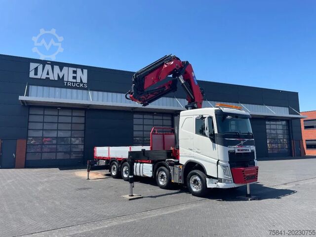 Crane truck Volvo FH 540 8x2 Euro 6 HMF 8520-O-H6 + JIB FJ 2000-K6