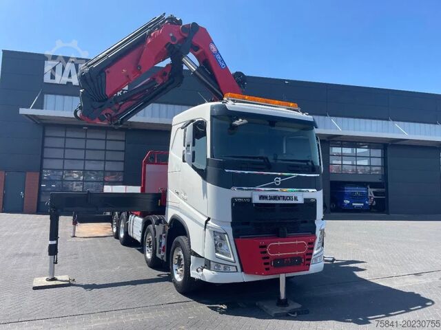 Crane truck Volvo FH 540 8x2 Euro 6 HMF 8520-O-H6 + JIB FJ 2000-K6