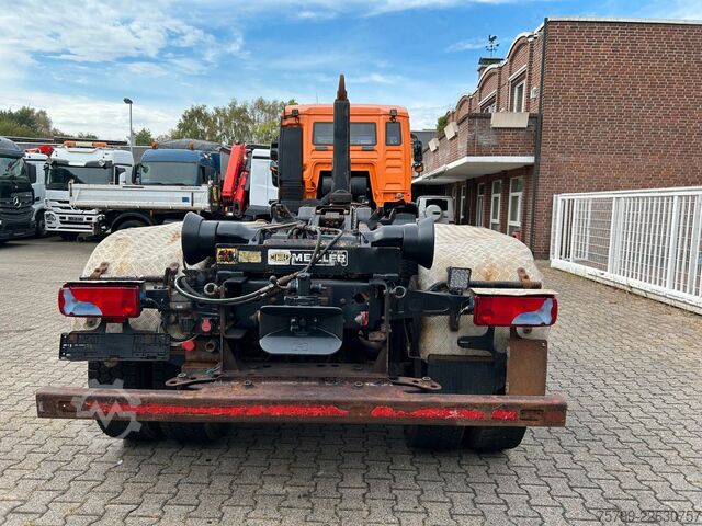 Roll-off tipper truck MAN TGA 26.400 MEILLER Abroller mit 13t Achsen 6x4