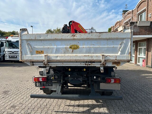 Three-sided tipper truck MERCEDES-BENZ 1835 Arocs 3Skipper MEILLER + PK14501 SLD5 Kran