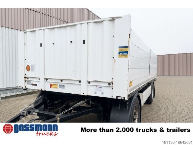 Anhänger mit Pritsche & Plane Krone AZP 18 Baustoffanhänger