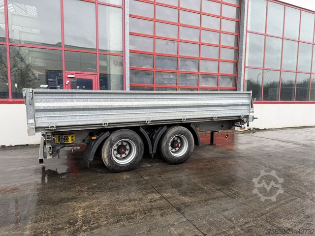 Tipper trailer  18 t  18 t Tandemkipper- Tieflader, wenig Benutzt, Breitbereifung