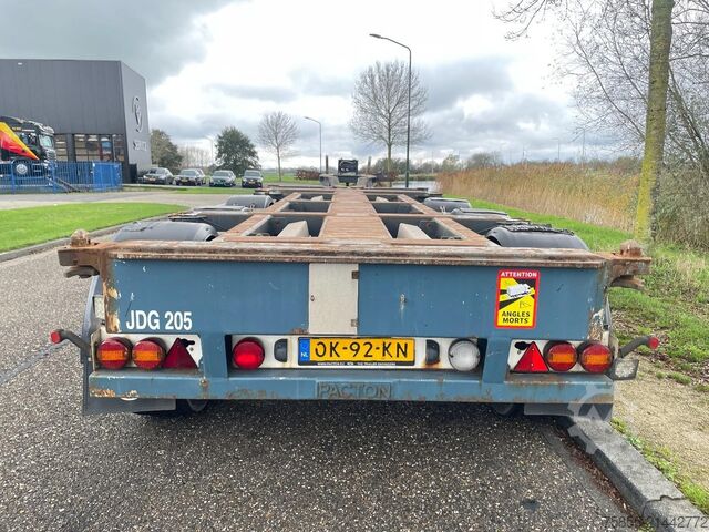 Container transport Pacton T3-010 Multichassis / BPW Axles / Drumbrakes / ...