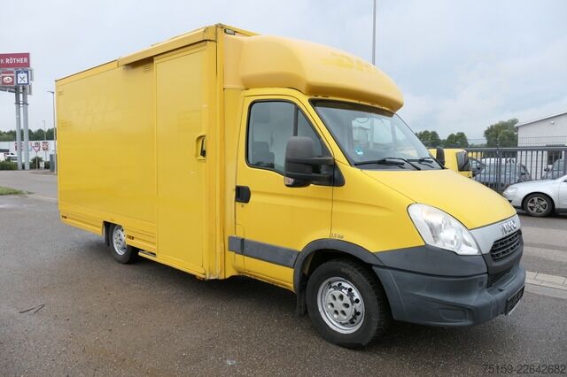 Transporter mit Koffer iveco Daily 35 S11 C30C AUTOMATIK KAMERA Regale LUFT DURCHGANG EURO-5 CoC