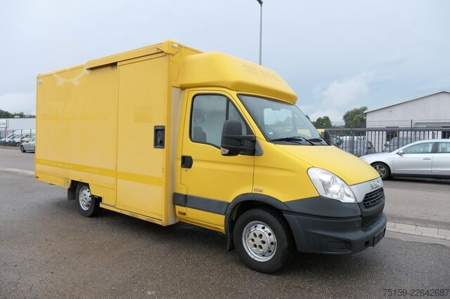 Transporter mit Koffer iveco Daily 35 S11 C30C AUTOMATIK KAMERA Regale LUFT DURCHGANG EURO-5 CoC
