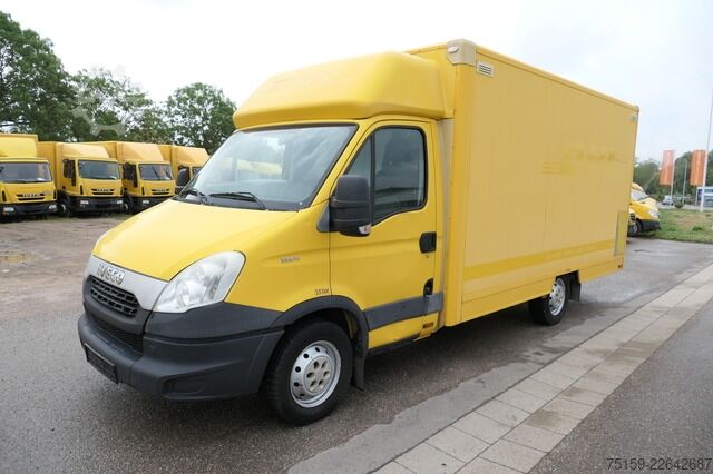 Transporter mit Koffer iveco Daily 35 S11 C30C AUTOMATIK KAMERA Regale LUFT DURCHGANG EURO-5 CoC