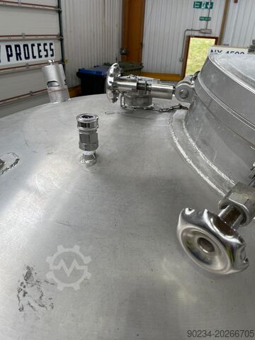 1,370 Litre Stainless Services Ltd 316L Stainless Steel Vertical Storage Tank, STAINLESS SERVICES LTD. 1,370 Litre