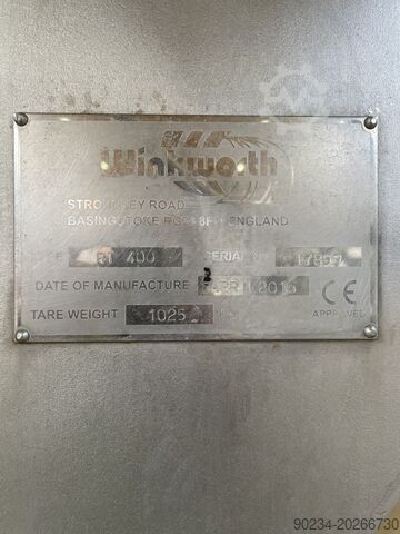 400 Liter Winkworth Model RT400 Stainless Steel High Speed Ploughshare Mixer WINKWORTH RT400