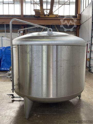 4,900 Litre 304 Stainless Steel Storage Vessel, 2,200mm Dia x 1,000mm Straight Side Moeschle Behalterbau GmbH 4,900 Litre
