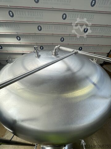 4,900 Litre 304 Stainless Steel Storage Vessel, 2,200mm Dia x 1,000mm Straight Side Moeschle Behalterbau GmbH 4,900 Litre