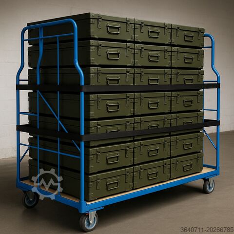Pallet storage / warehouse trucks KAM-KUB Logistic&Trolleys Europe 200