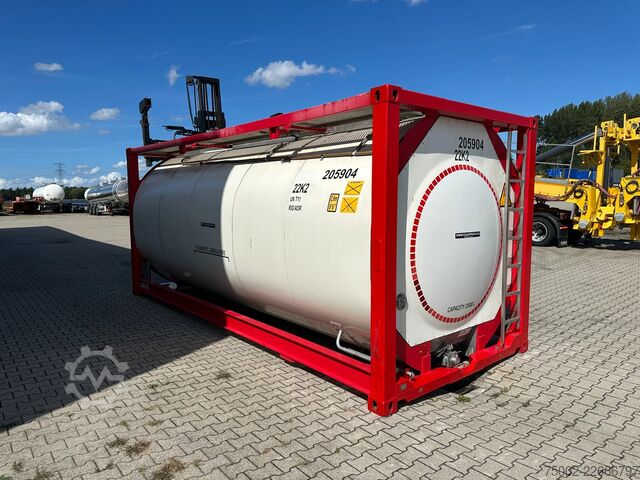 Tank container Welfit Oddy 20FT ISO / 24.960L / 1-COMP / 3 BAFFLES / UN PO...