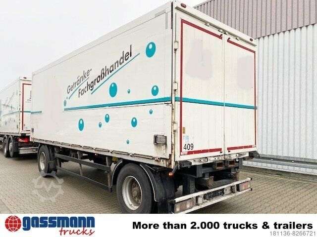 Open trailer with tarp Orten PRASQ 18 Getränkeanhänger, Stapleraufnahme, 14x