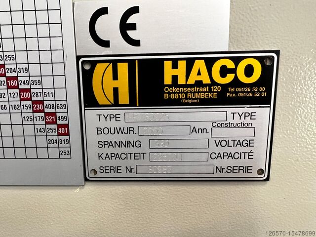 Press brake HACO ERM 60225