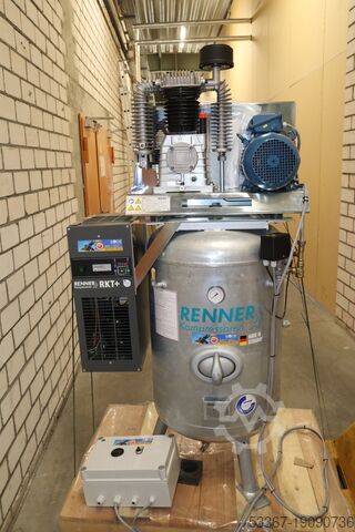 5.5 kW piston compressor with dryer Renner RIKO 960/270 ST-KT