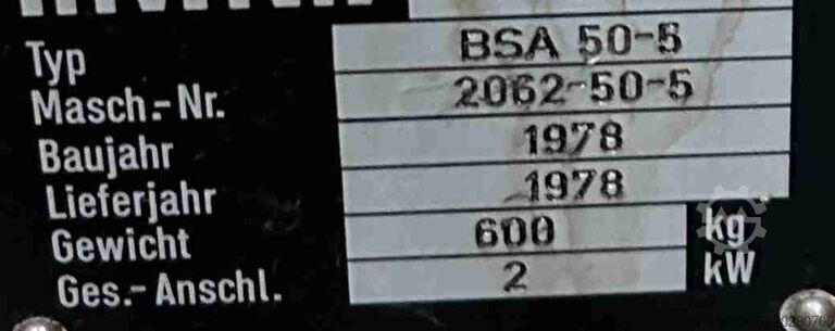 Bohrerschleifmaschine KLINGEL BSA 50-5