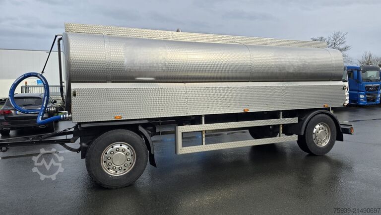 Tanker trailer  Edelstahltankanhänger - 17.000 Liter - ISOLIERT