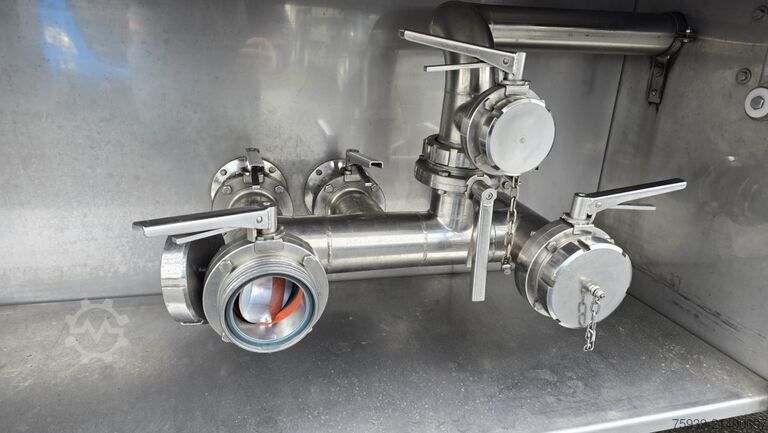 Tanker trailer  Edelstahltankanhänger - 17.000 Liter - ISOLIERT