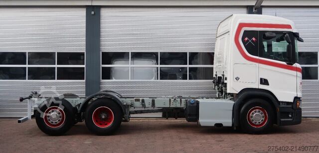 Chassis with cab Scania R520 V8 NGS 6X2/ FULL AIR/ CHASSIS / PTO-EG661F