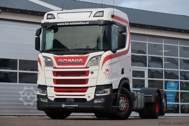 Chassis with cab Scania R520 V8 NGS 6X2/ FULL AIR/ CHASSIS / PTO-EG661F