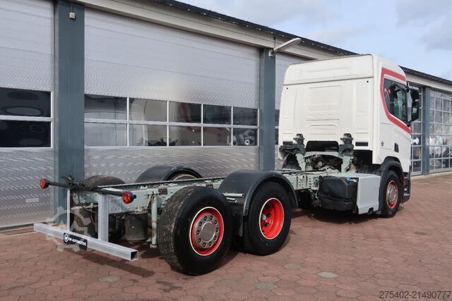 Chassis with cab Scania R520 V8 NGS 6X2/ FULL AIR/ CHASSIS / PTO-EG661F