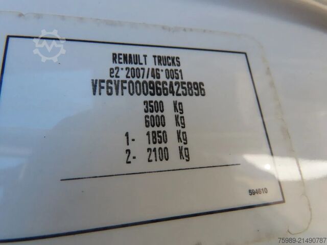 Hebebühne Renault Master 10,5 m,  3 seats, 3500 kg, euro6