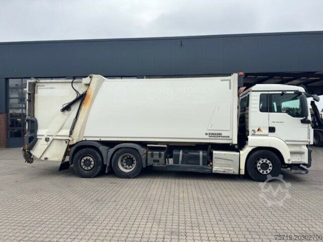 Garbage truck MAN 28.320 TGS 6x2 Faun Vario