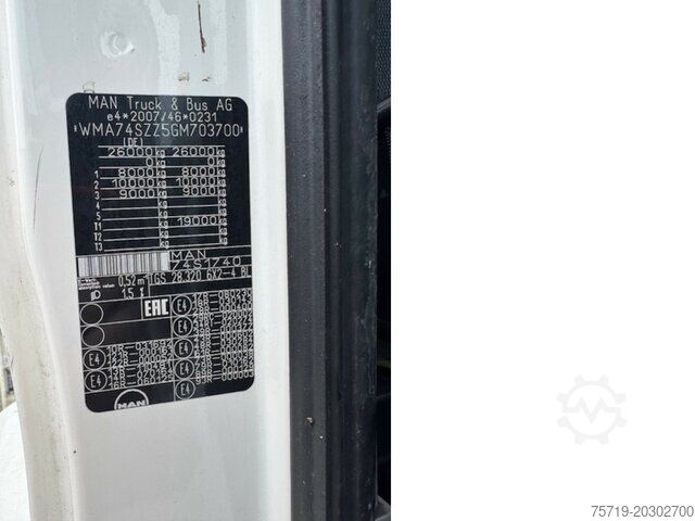 Garbage truck MAN 28.320 TGS 6x2 Faun Vario