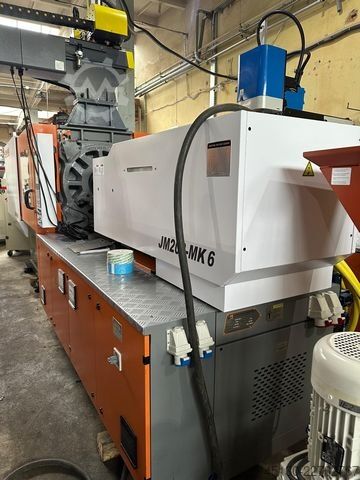 Spritzgießmaschine Chen Hsong JetMaster 208-MK6 mit dem Roboter Samfac