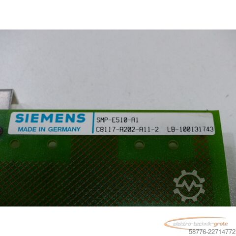 Component Siemens C8117-A202-A11-2 Sicomp SMP-E510-A1 Schalterbaugruppe  !