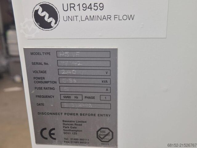 Basair P Laminar-Flow Sicherheitswerkbank Basair P