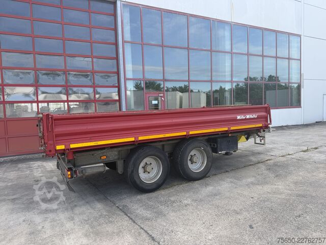 Tipper trailer Müller-Mitteltal KA-TA  14,4 t Tandemkipper- Tieflader, Breitbereifung