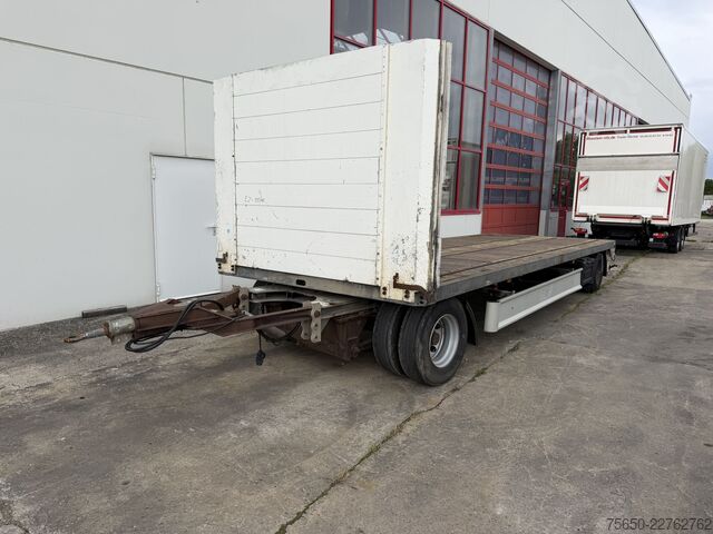 Open trailer Fliegl ZPS180  2 Achs Jumbo-Plato- Anhänger