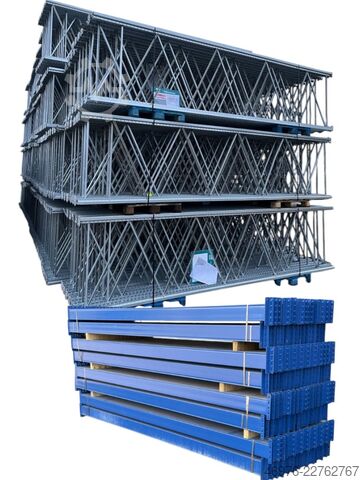 5,000 x 1,100 mm / Length: 18.60 linear meters. BITO PRO Palettenregalanlage Palettenregal Regal