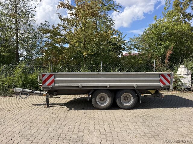Tipper trailer  TK  Tandemkipper- Tieflader, Breitbereifung