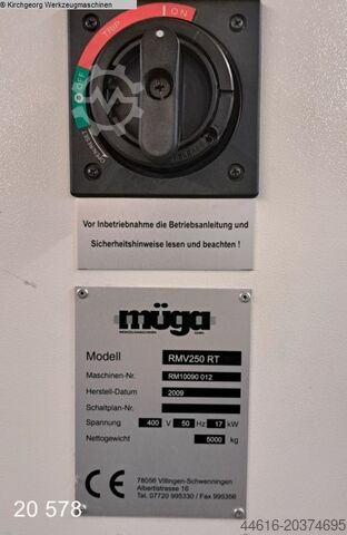 Bearbeitungszentrum  5 Achs MÜGA RMV 250 RT (3+2 Achsen)