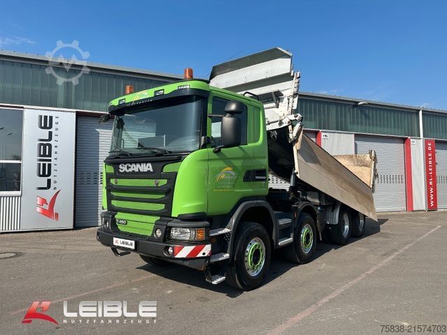 Kipper LKW SCANIA G 450CB8x4MHZ*Bordmatik*Blattfeder*Retarder*