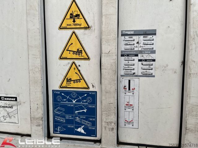 Auflieger mit Pritsche & Plane KRONE SD*Tautliner*Code XL+Getränke*Liftachse*SAF*