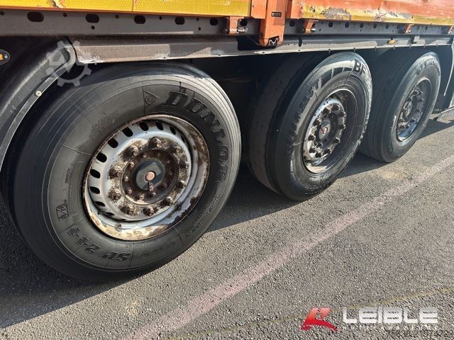 Open semitrailer KÖGEL SN 24*Bordwand Baustoff *Rungentaschen*SAF Achse